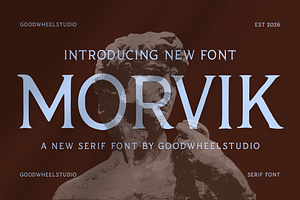 Morvik | Handdrawn Typeface
