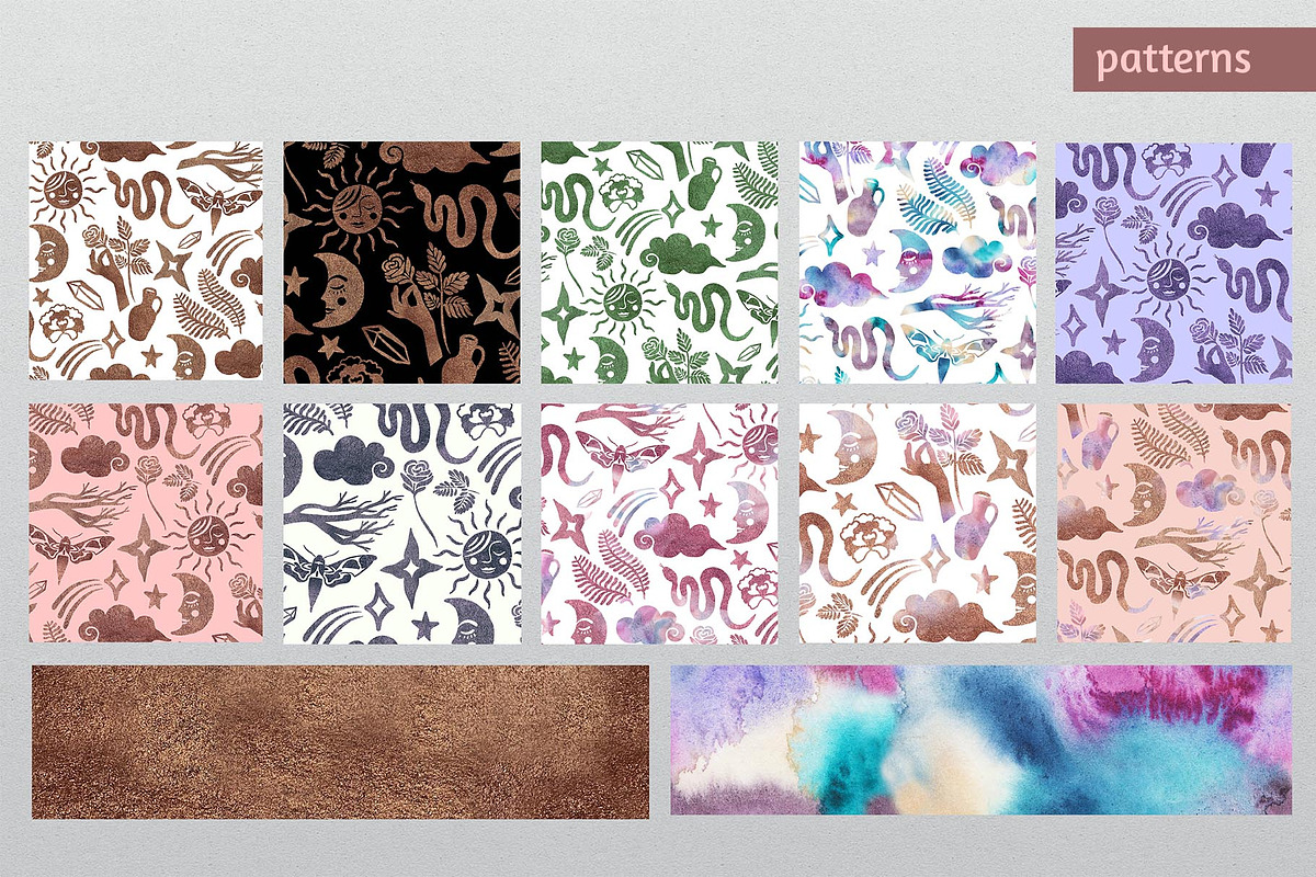Magic symbols, a Pattern Graphic by emeraldthue (Photo 5 of 6)