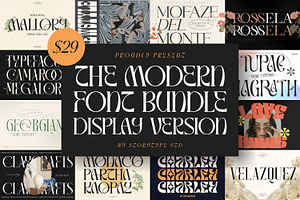 SALE! The Modern Font Bundle Vol.1