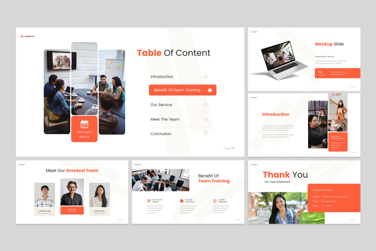 Team Training Presentation Slides, a Presentation Template by Antstheme (Photo 2 of 3)
