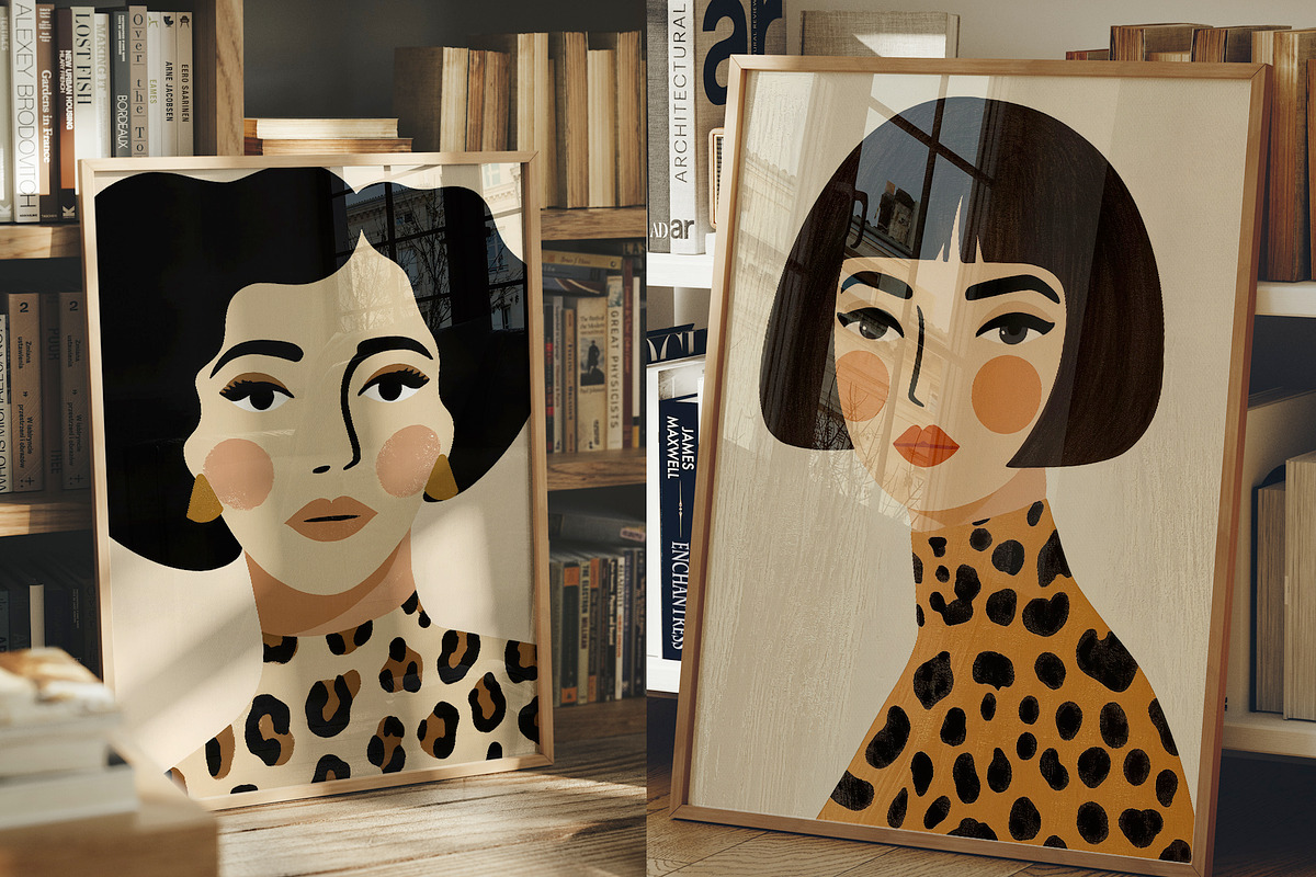 Be Wild Leopard Style Posters, a Background Graphic by MixedArt (Photo 5 of 9)