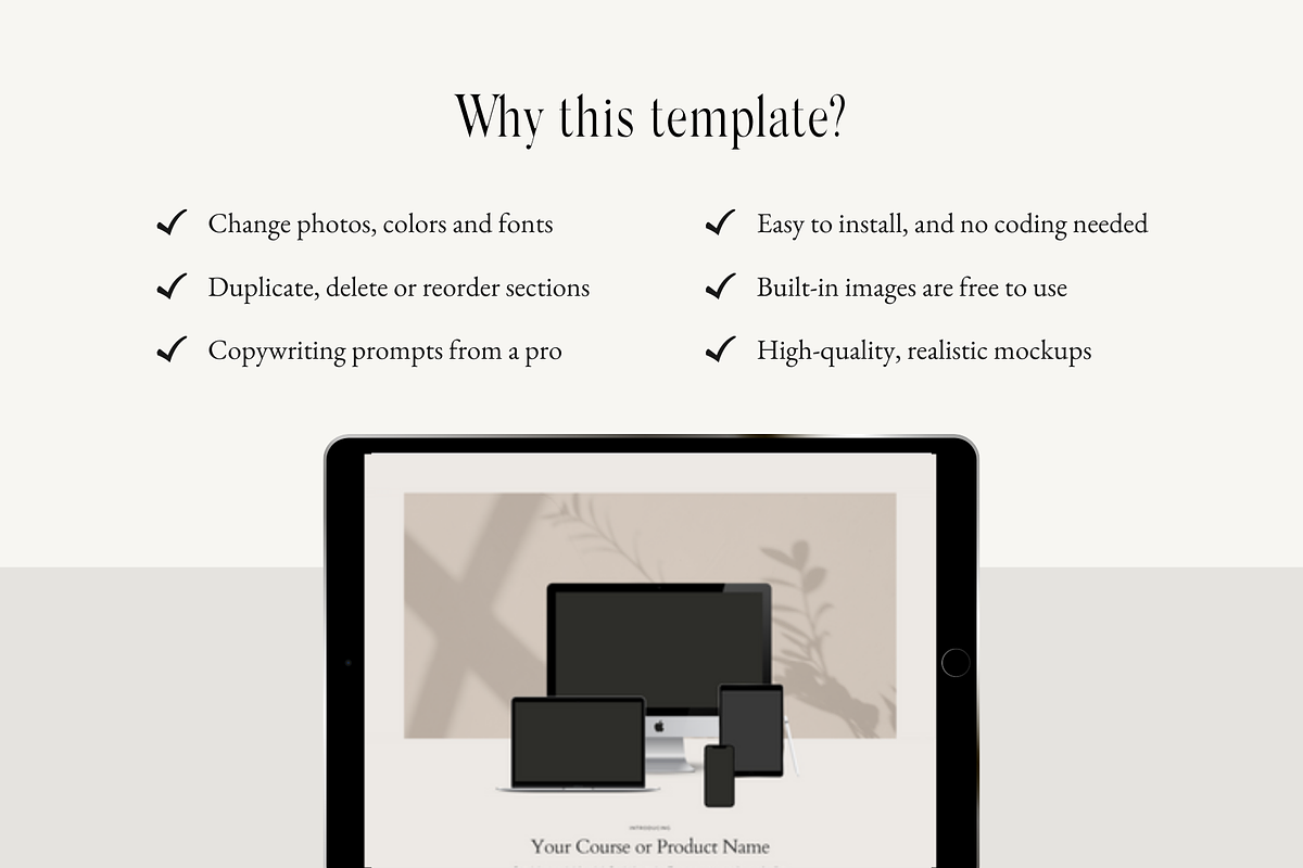 Kajabi Sales Page Template, a Landing Page Template by Pixel & Flow (Photo 6 of 8)