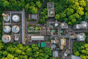 Overview of an industrial facility, a Photo by Pavel_design