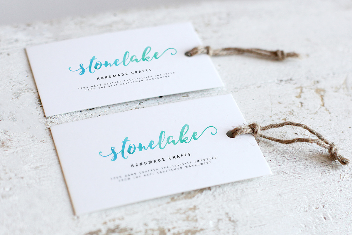 Pleasures Script + Extras, a Script Font by Nicky Laatz (Photo 10 of 11)