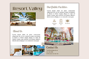 Modern Resort Valley Bi-Fold Brochu, a Brochure Template by Daily Creative (Thumbnail 2 of 5)
