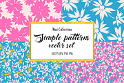 4 simple patterns. Vector set., a Pattern Graphic by GALAKAM (Thumbnail 1 of 6)