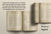 Vintage Recipe Book Template Canva, a Templates & Theme by OrganizationOasisRo (Thumbnail 8 of 10)