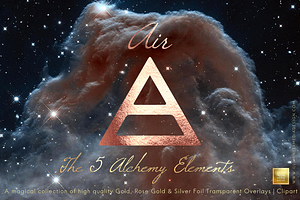 SALE! 5 Alchemy Elements: Foil Set