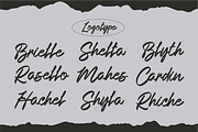 Baglietta Modern Stylish Script Font, a Script Font by Ronny Studio (Thumbnail 8 of 9)
