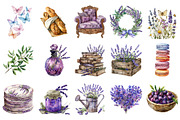 Provence Lavender Summer Clipart, an Illustration by Design Market (Thumbnail 2 of 5)
