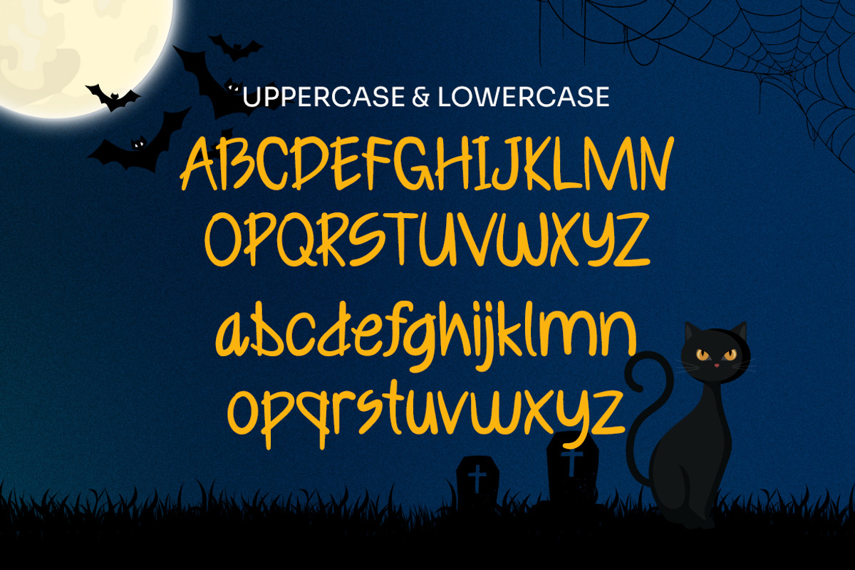 Frankenstay - Halloween Font, a Handwritten Font by Dhabee (Photo 6 of 10)