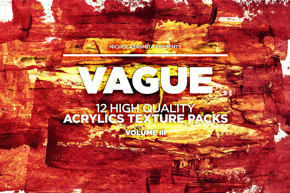 Vague III: 12 Acrylics Textures, a Texture Graphic by nicholasasmita (Photo 7 of 11)