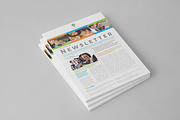 Educational Newsletter Template, a Brochure Template by Carlos Fernando (Thumbnail 2 of 7)