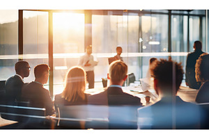 Professional business meeting in a, a Business Photo by Igor Tichonow