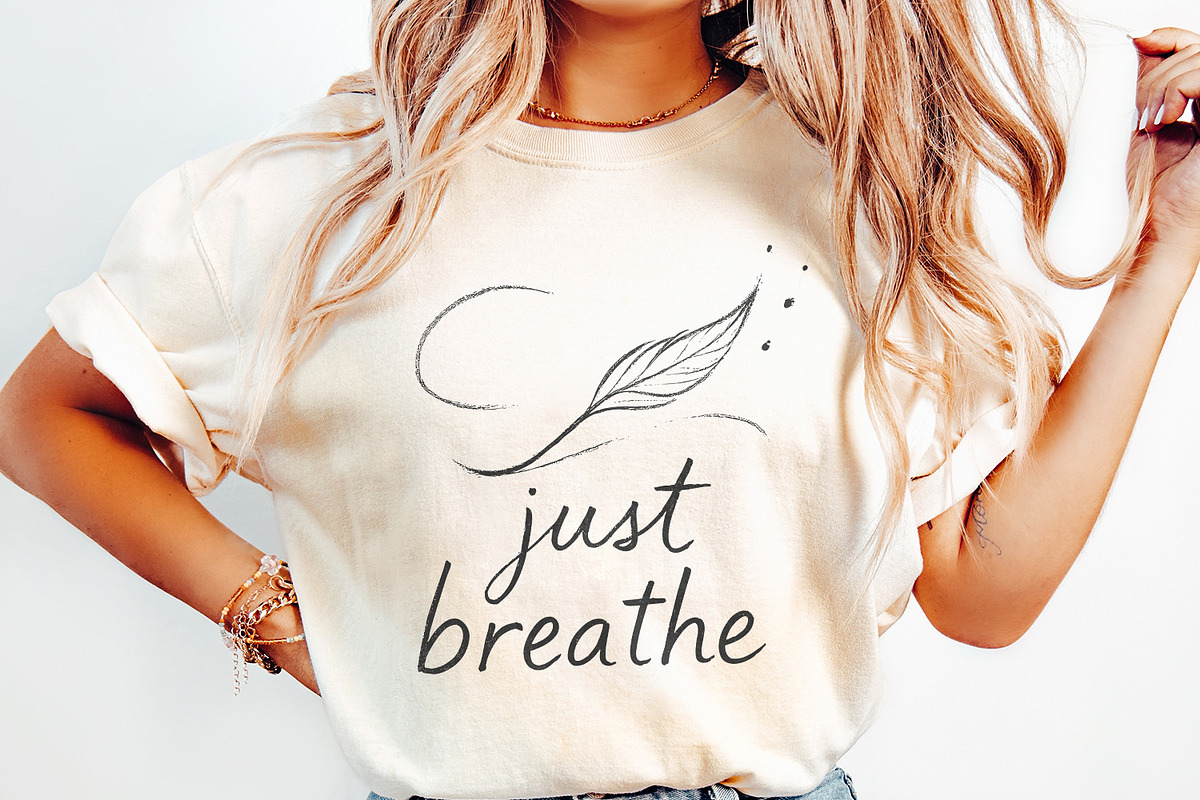 Just Breathe Dandelion png, Digital, an Illustration by SharpMarketplace (Photo 2 of 9)