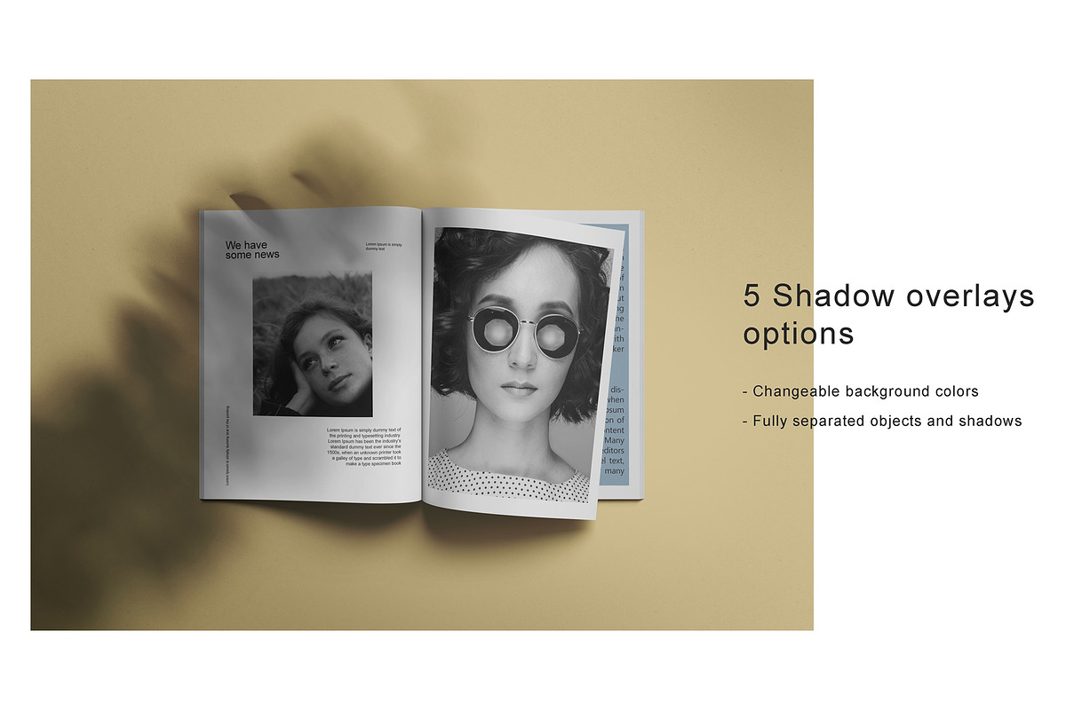US Letter Magazine Mockups, a Books & Magazine Mockup by Tahtagraphic (Photo 5 of 11)