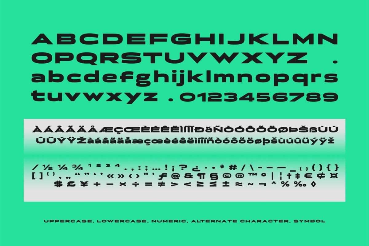 Exheval, a Sans Serif Font by graphicook (Photo 3 of 10)