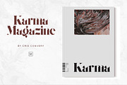 Karma Magazine Template, a Magazine Template by By Cris Convery (Thumbnail 1 of 6)