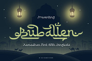 Buballen Arabic Typeface, a Script Font by alit design (Thumbnail 1 of 14)
