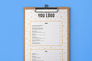 Menu set and patterns, a Brochure Template by Hellgram (Thumbnail 2 of 7)