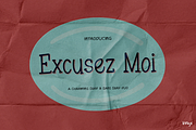 Excusez Moi - A Charming Font Duo, a Serif Font by Mix Fonts (Thumbnail 1 of 5)