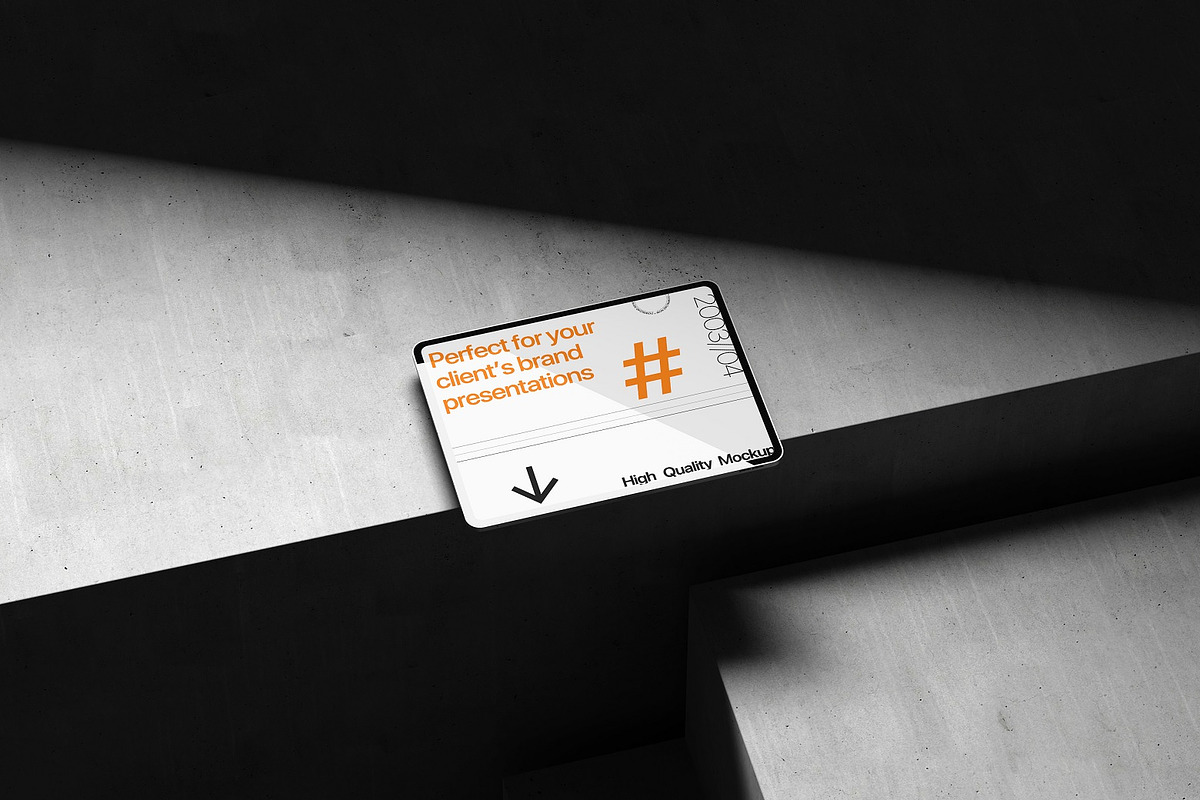 Tablet Mockup on Concrete Step, an iPad Mockup by kreatifreya (Photo 3 of 4)