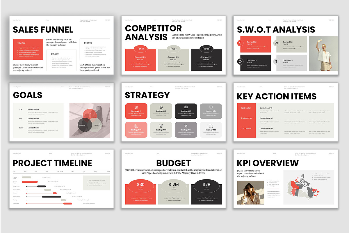 Marketing Plan Presentation Template preview 5
