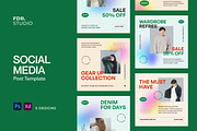 Fashion Sale Social Media Template, a Social Media Template by FDR Studio (Thumbnail 1 of 3)