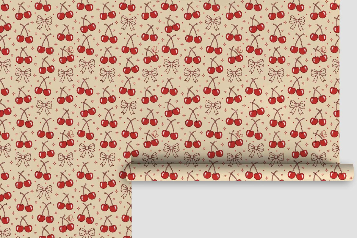Retro Fruit Pinup Seamless Patterns, a Pattern Graphic by one-touch (Photo 16 of 17)