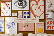 Modern Eclectic Maximalist Prints, a Background Graphic by Laras Wonderland (Thumbnail 15 of 15)