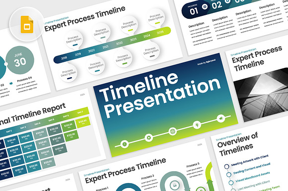 Timeline Google Slides preview 7