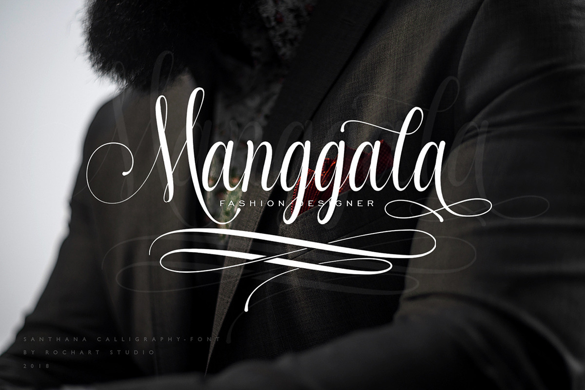 Santhana Calligraphy preview 8