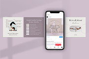 Yoga Content Canva Template, a Social Media Template by Azruca (Thumbnail 4 of 10)
