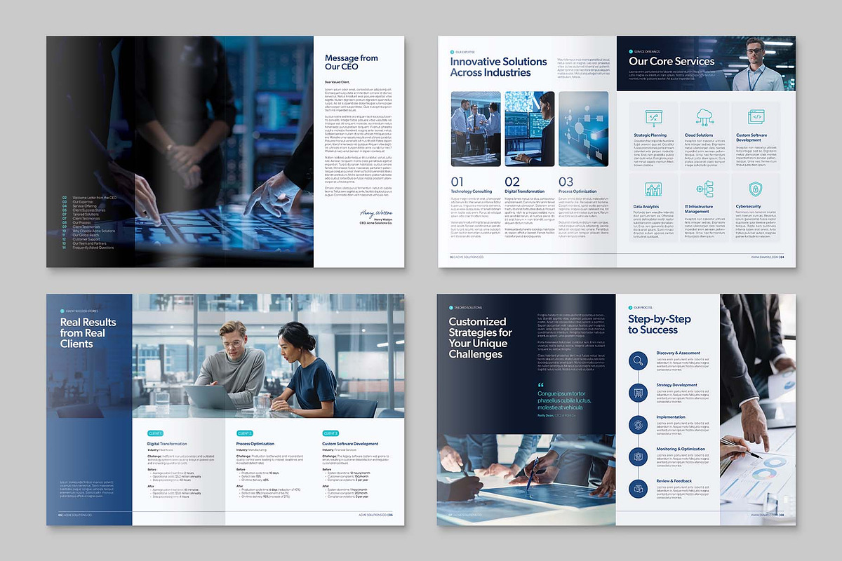 Sales Brochure Template, a Brochure Template by BrandPacks (Photo 4 of 7)