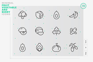 Minimal Food Icons
