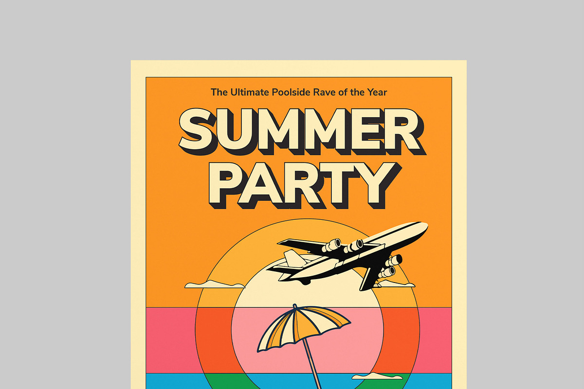 Summer Party Flyer, a Flyer Template by MightyDesign (Photo 4 of 8)