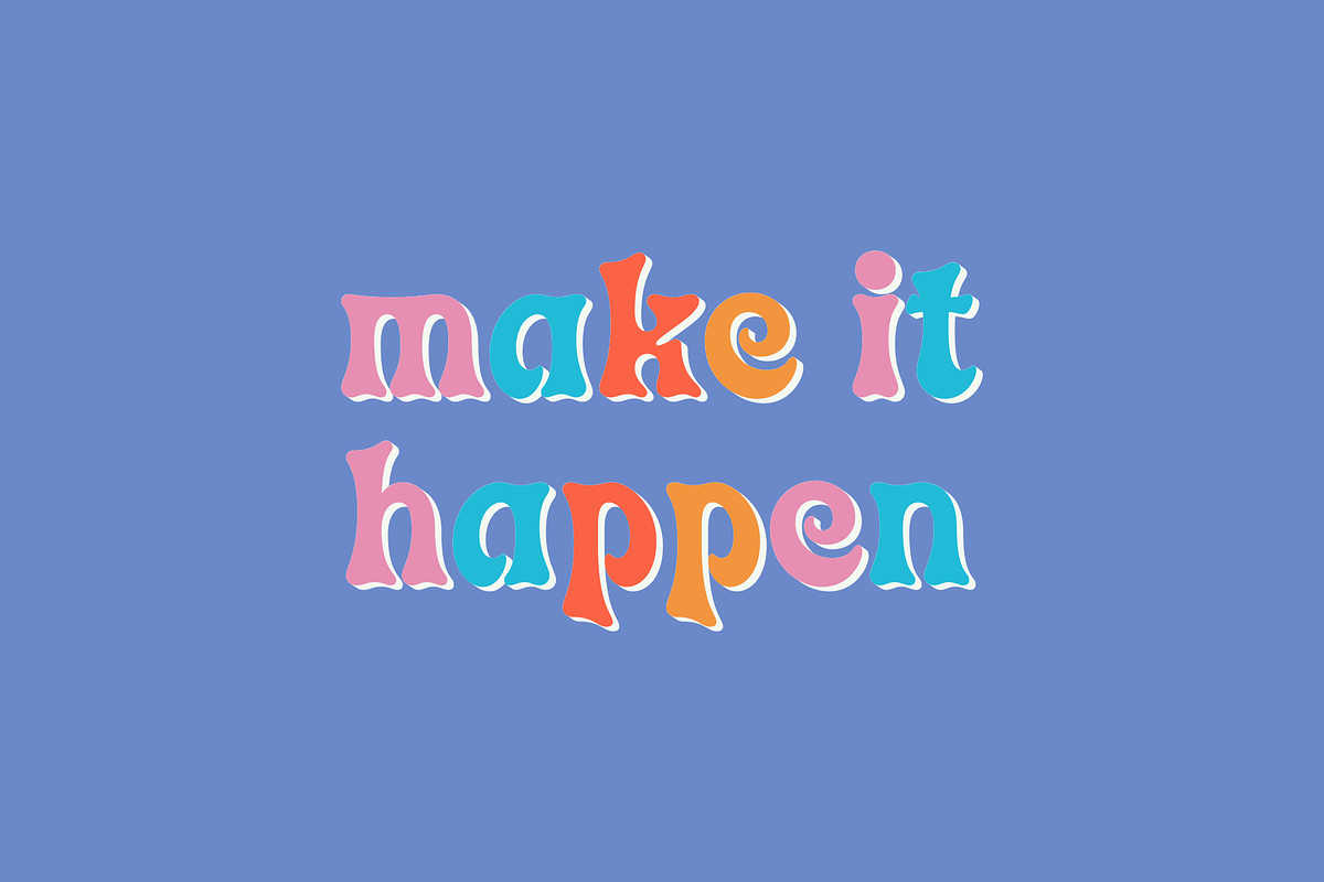 Enjoy Wave - A Groovy Font, a Sans Serif Font by RedyStudio (Photo 9 of 10)