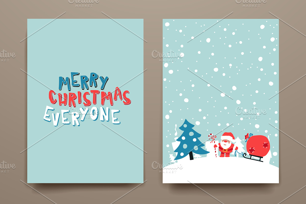 Merry Christmas Card Template, a Brochure Template by Palau (Photo 2 of 5)
