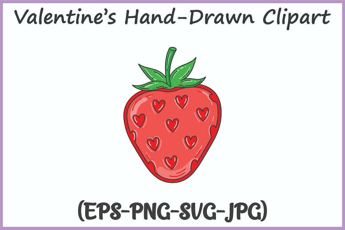 Valentines Doodle Clipart SVG Bundle, a Seasonal Illustration by Gfx Expert Team (Photo 13 of 15)