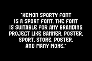 Kemon Sporty - Baseball Font, a Sans Serif Font by QR Design Studio (Thumbnail 3 of 7)