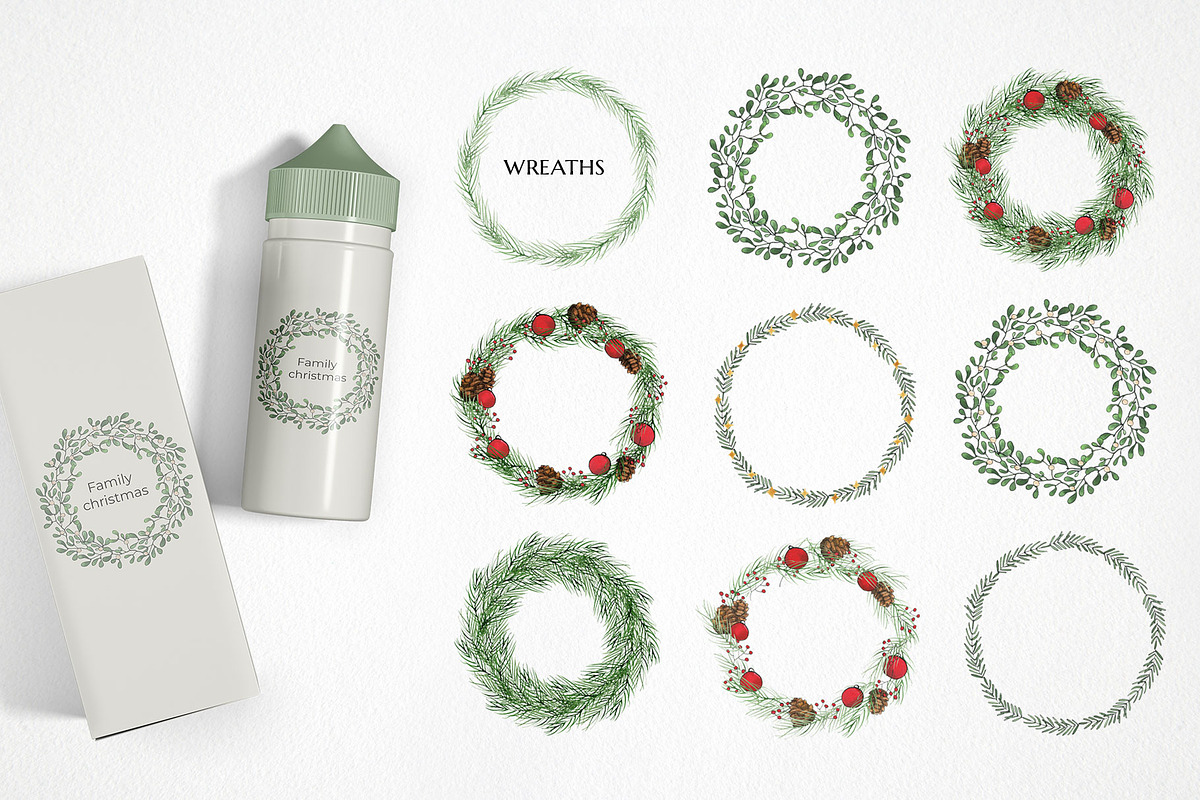 Watercolor winter wonderland bundle!, a Person Illustration by LyubovZaytseva (Photo 23 of 26)