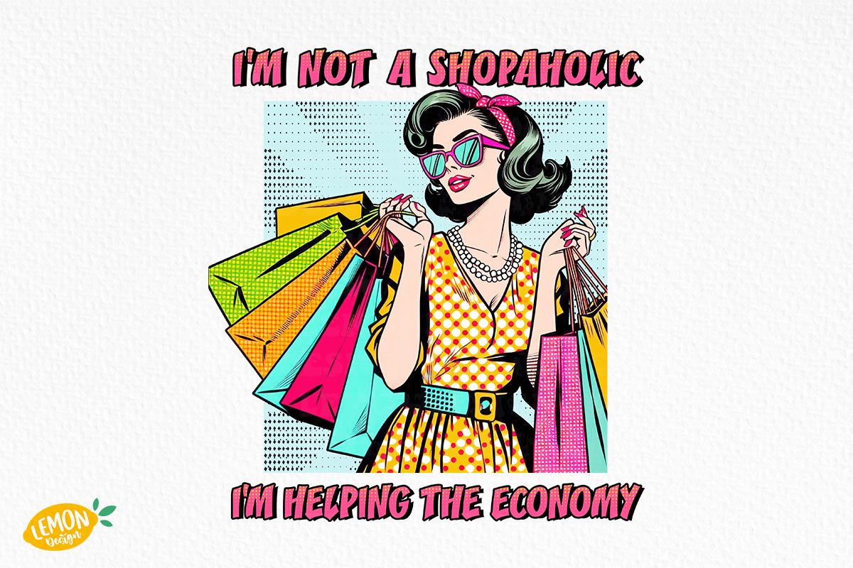Retro Sarcastic Girl Sublimation, a Person Illustration by LemonDesign (Photo 5 of 11)