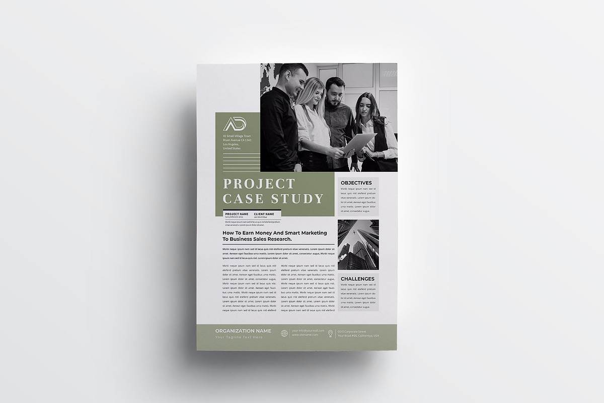 Case Study | MS Word & Indesign, a Flyer Template by design_hut (Photo 3 of 5)