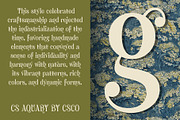 CS Aquary – Fantasy Font, a Serif Font by Craft Supply Co. (Thumbnail 3 of 8)