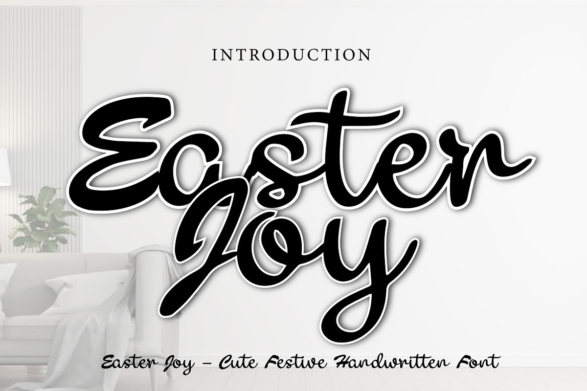 Easter Joy, a Handwritten Font by Wow Magic (Photo 2 of 4)