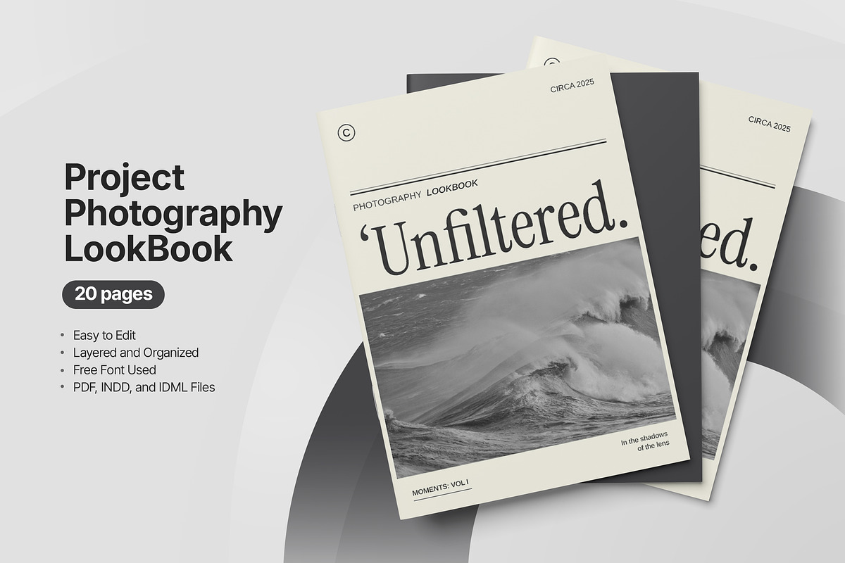 Project Photography Look Book, a Brochure Template by TMint Play (Photo 1 of 8)