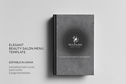Elegant beauty salon menu template, a Card Template by Avyukta Envision Digital (Thumbnail 1 of 4)