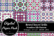 Retro Abstract Watercolor Patterns, a Pattern Graphic by Gen Aumonier (Thumbnail 7 of 7)