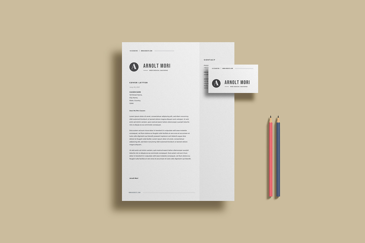 classic resume, a Resume Template by Izalsye (Photo 3 of 4)
