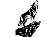 Wolf Silhouette Vector Bundle, an Animal Illustration by Designer_Momina (Thumbnail 10 of 21)